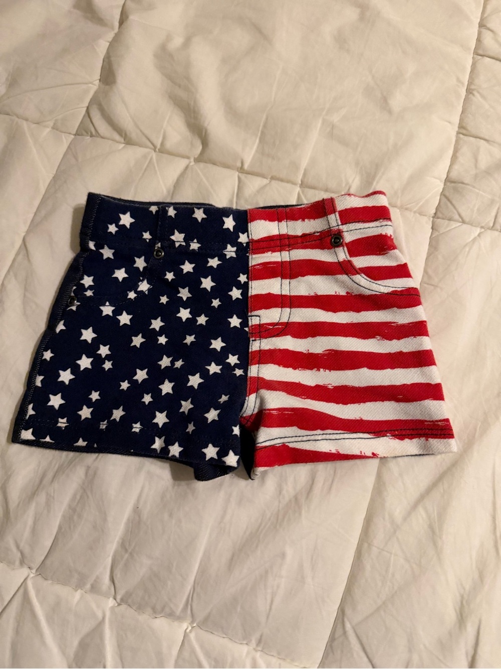 Jumping Beans  Toddler Stars & Stripes Shorts - Red & Navy